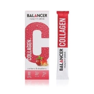 Напиток Balancer Collagen со вкусом «Клюква - морошка», 10 стиков